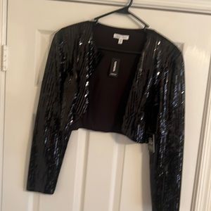 Express sequin bolero jacket